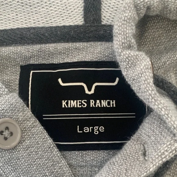 Kimes Ranch Gray and Charcoal Hoodie - Picture 3 of 5